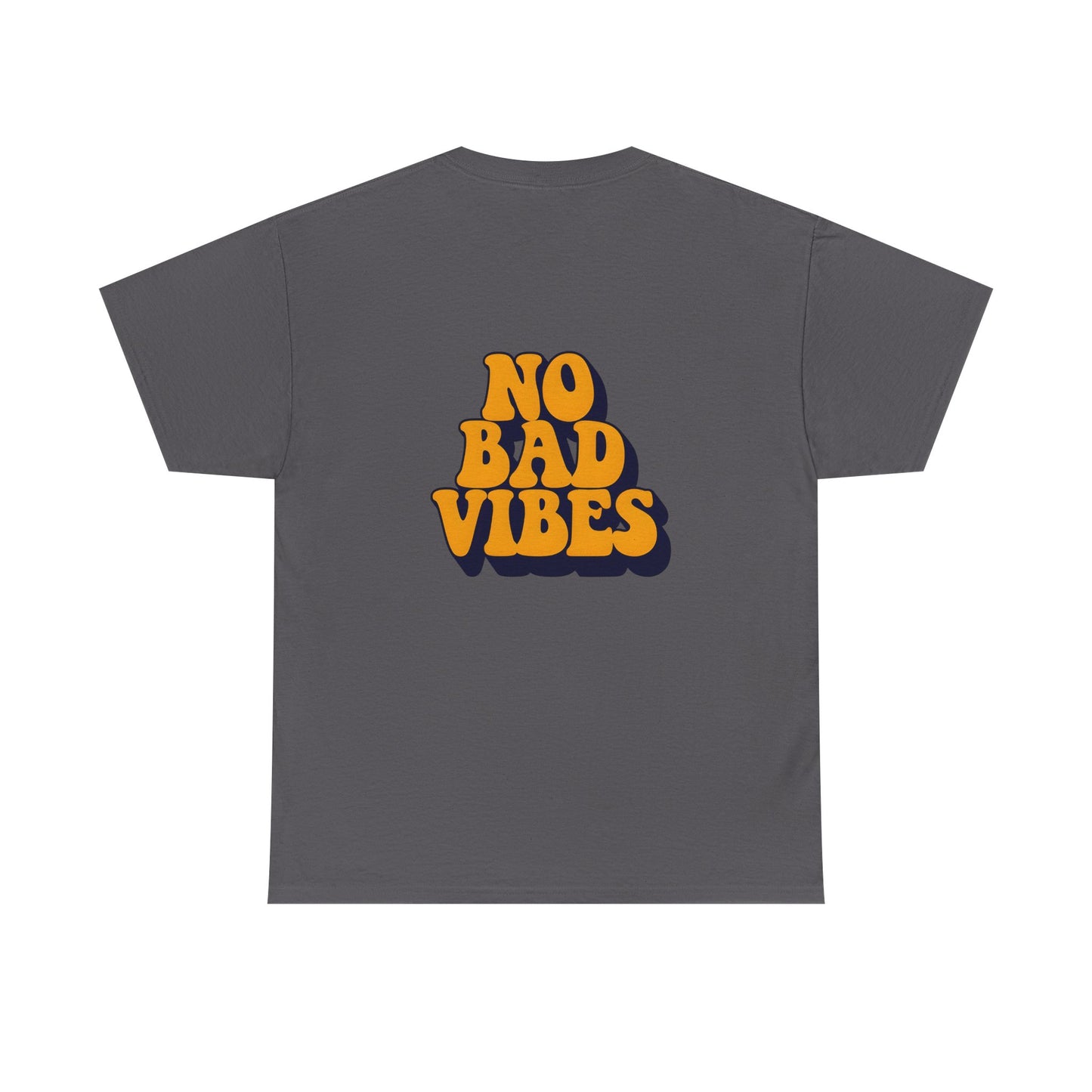 Good Vibes Only Unisex Heavy Cotton Tee, Casual Tee, Positive Message Shirt, Summer Fashion, Gift for Friends, Outdoor Wear