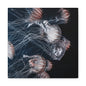 Jellyfish Swarm Matte Stretched Canvas