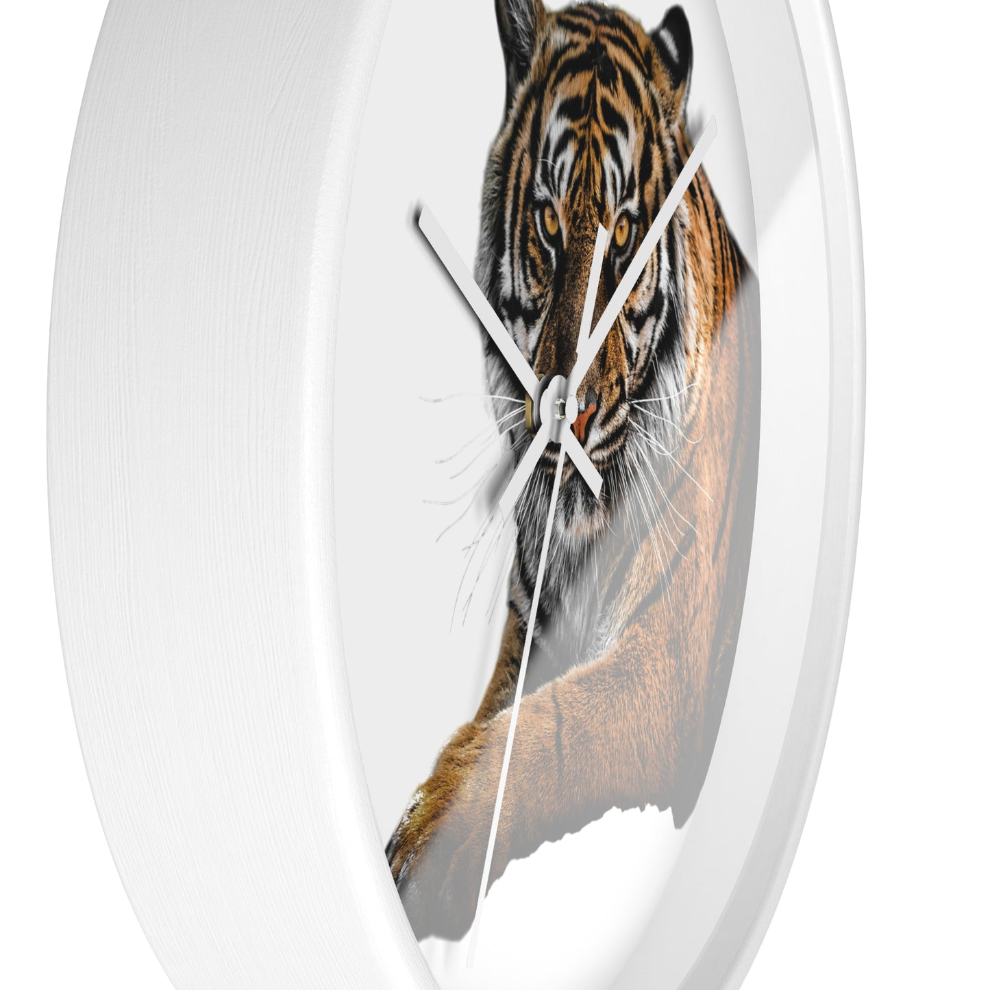 Majestic Tiger Wall Clock, Animal Theme Decor, Wildlife Clock