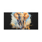 Matte Canvas, Stretched, 1.25" - Elephant