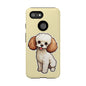 Cute Dog Phone Case, Pet Lover Gift, Custom Phone Cover, Cartoon Dog Case, Durable Phone Accessory