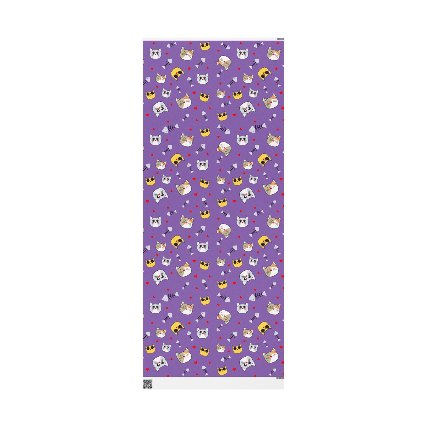 Cute Cat Wrapping Paper, Whimsical Gift Wrap for Pet Lovers