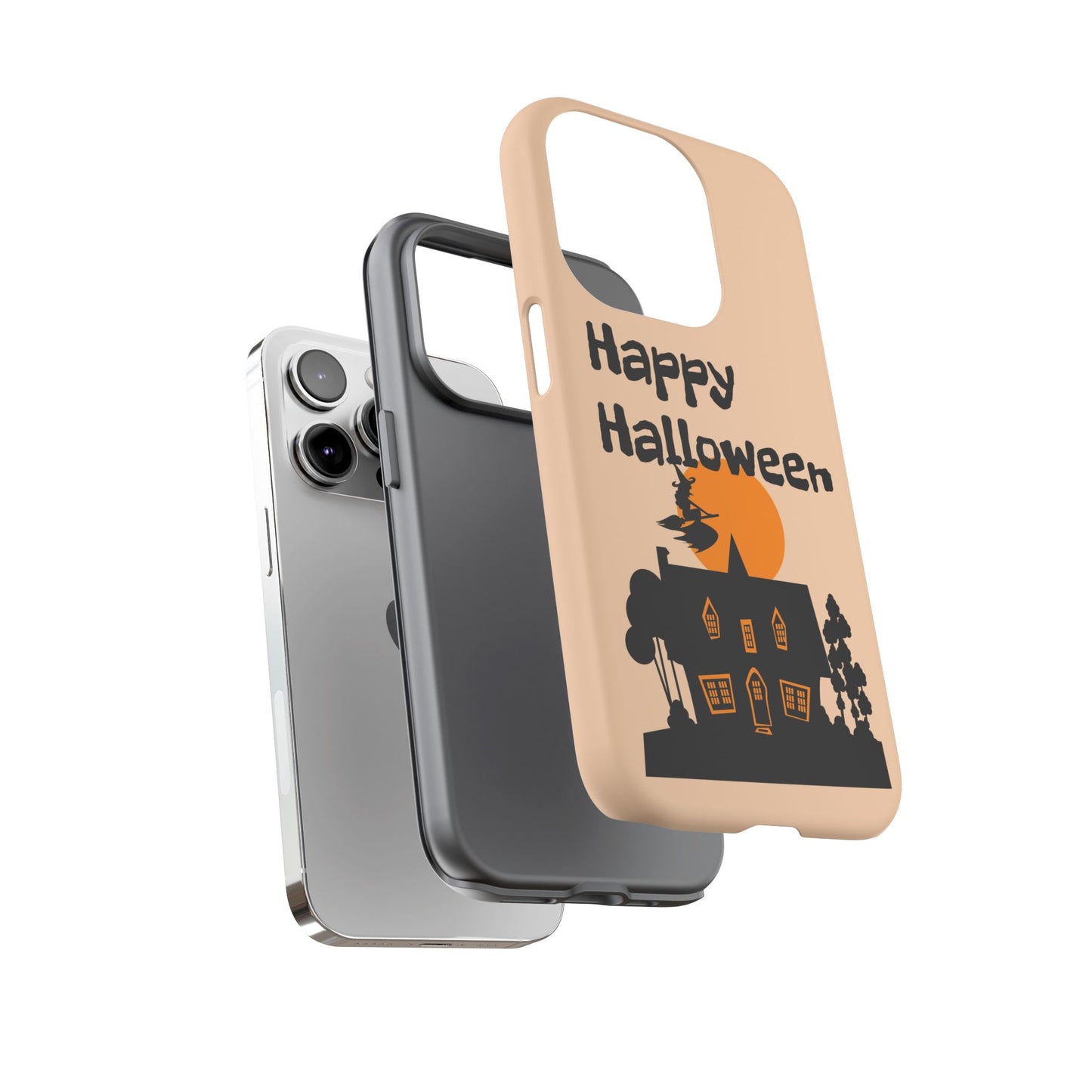 Halloween Phone Case, Spooky Mobile Cover, Tough Case for Phone, Witch Design, Fall Decor, Unique Gift for Halloween