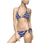 Women's Colorful Stripe Bikini Set, Summer Beachwear, Swimsuit, Vacation Essentials, Pool Party Attire, Trendy Swimwear