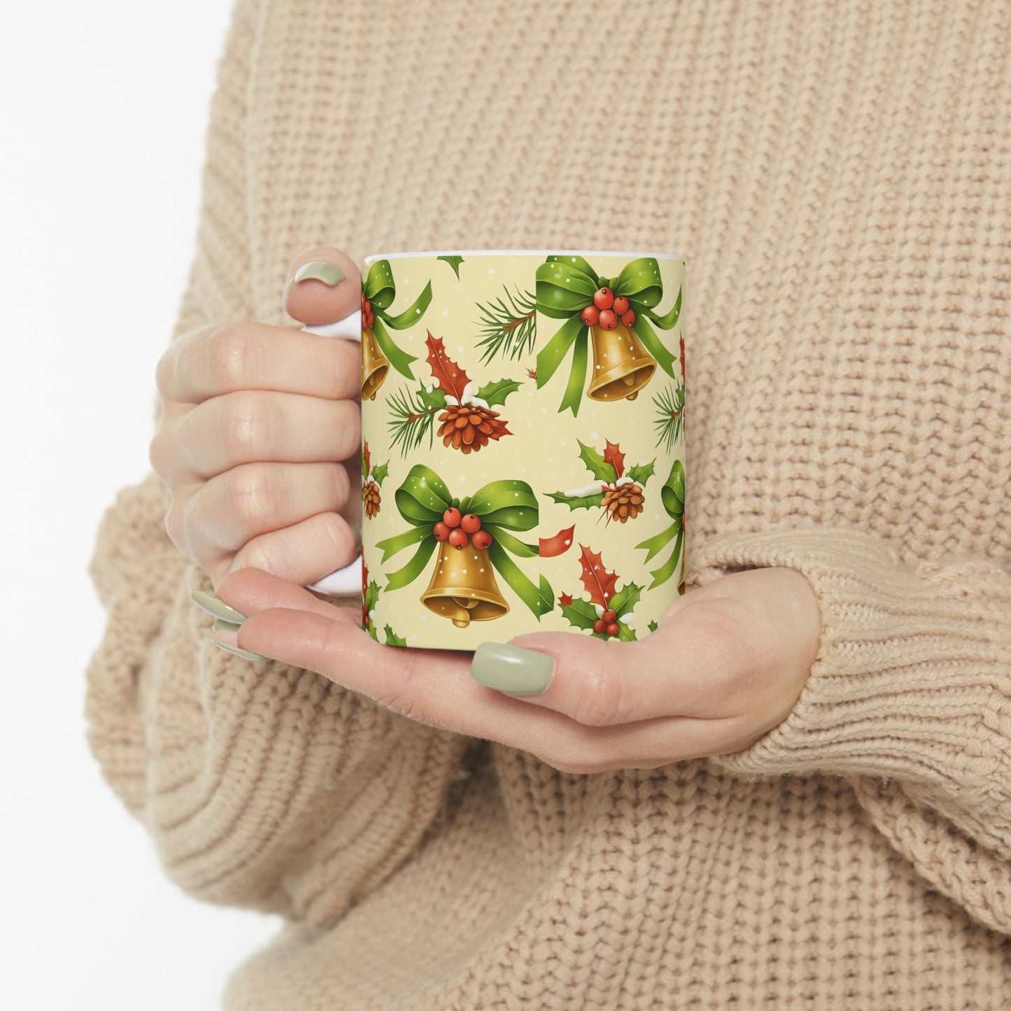 Festive Christmas Mug, Holiday Drinkware, Seasonal Gifts, Christmas Decor, Gift for Coffee Lovers, Winter Wonderland