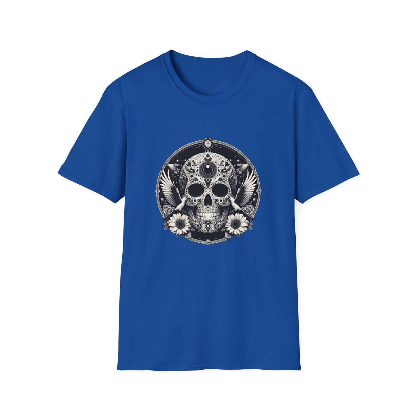 Day of the Dead Skull T-Shirt — Floral Calavera Graphic Tee