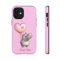 Cute Hippo Phone Case | Good Vibes, Gift for Friends, Cute Phone Accessories, Animal Lover Gift, Happy Phone Cover