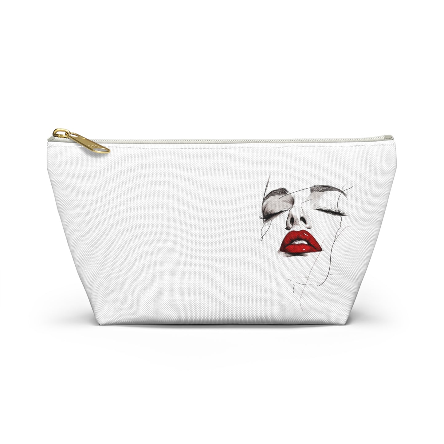 Elegant Makeup Accessory Pouch, Beauty Organizer Pouch, Cosmetic Bag, Gift for Her, Stylish Travel Pouch, Fashionable Storage