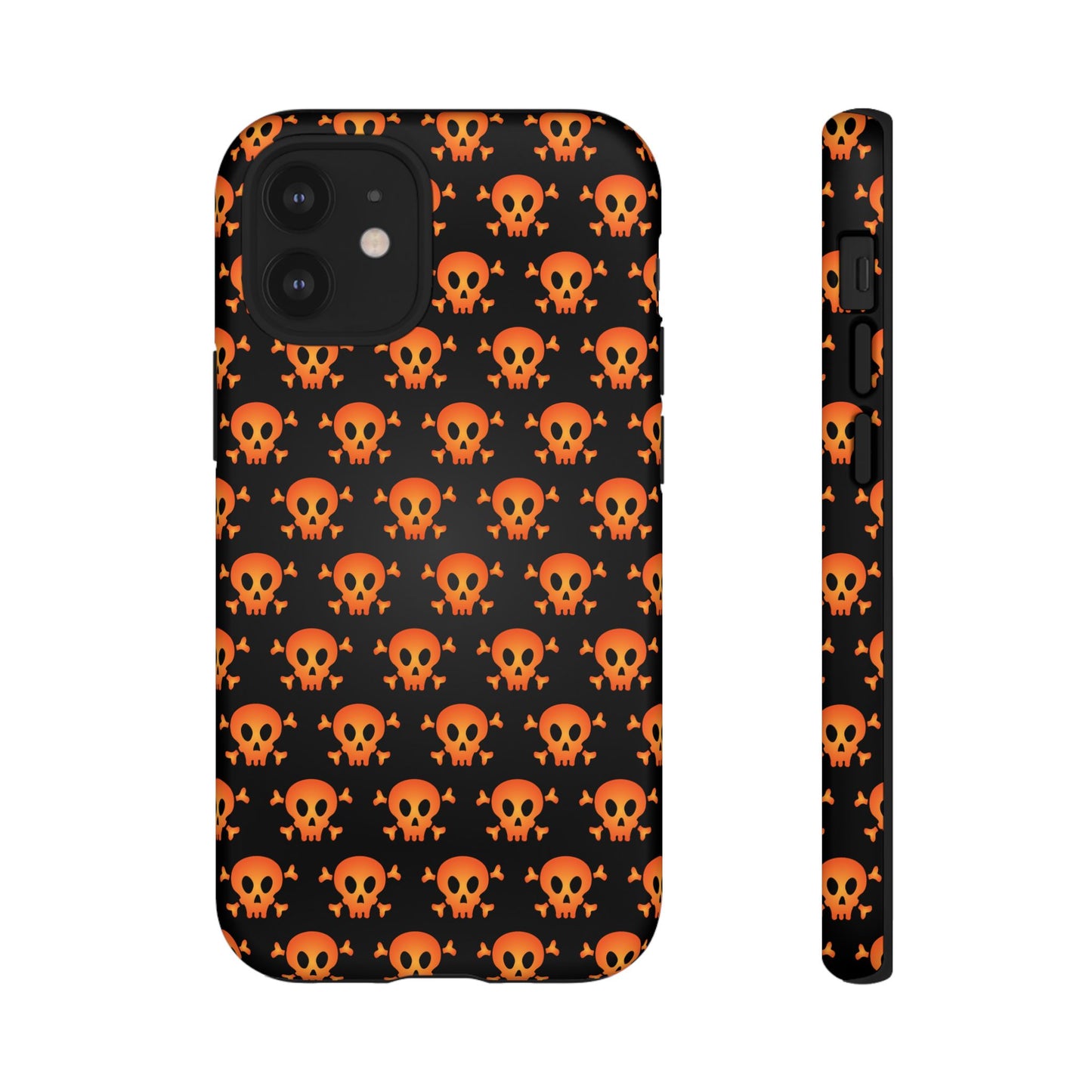Halloween Skull Phone Case, Spooky Mobile Cover, Trick or Treat Accessory, Goth Gift, Skull Pattern Design