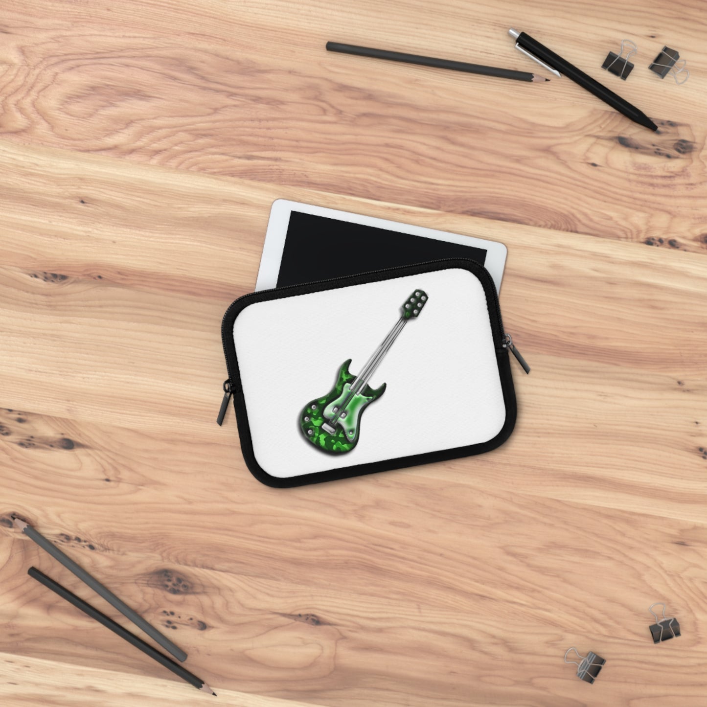 Rockin' Guitar Laptop Sleeve | Music Lover's Accessory, Gift for Musicians, Tech Gear for Students and Professionals, Holiday Present