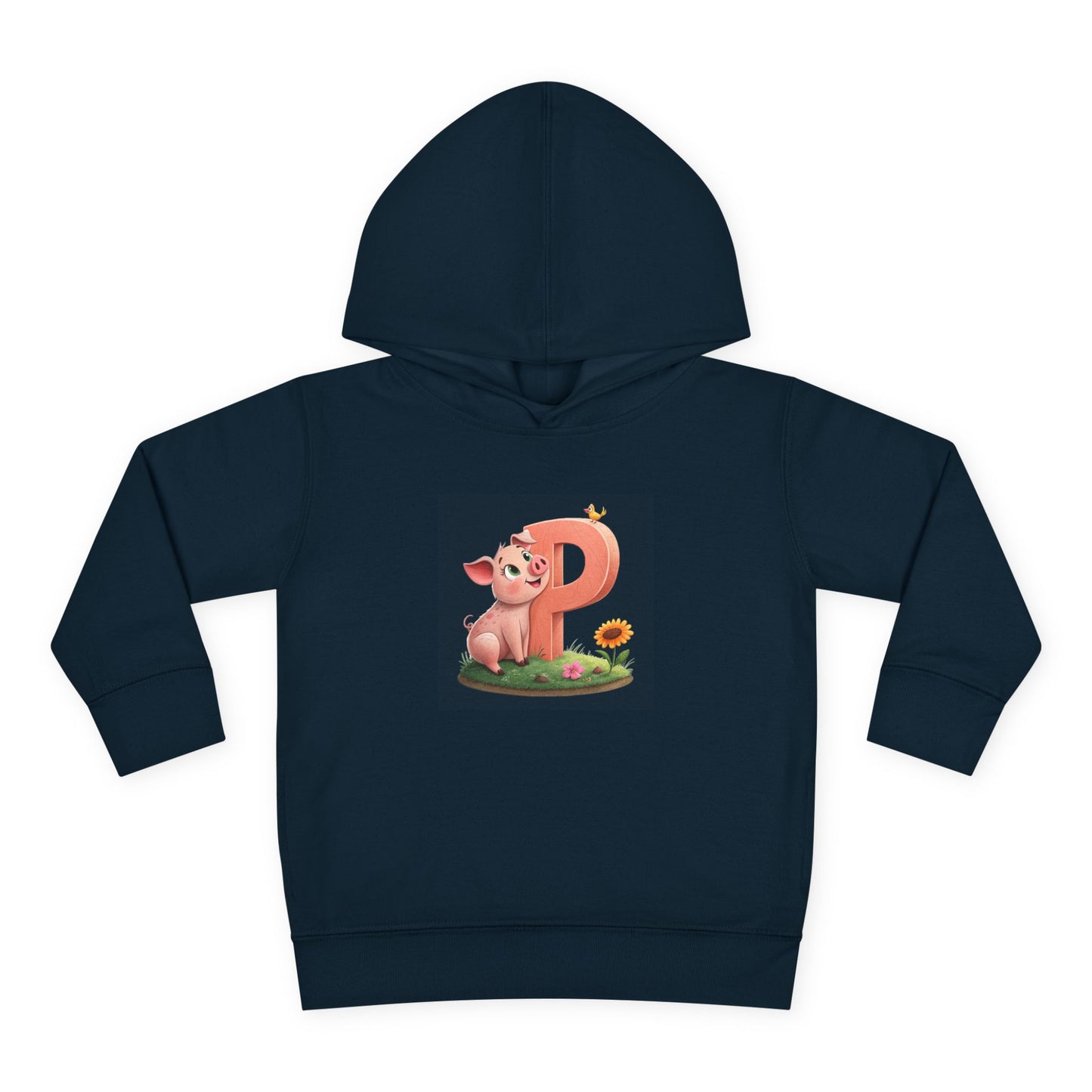 Toddler Piggy Personalized Fleece Hoodie, Cute Animal Hoodie, Kids Pullover, Toddler Clothes, Kids Gift, Birthday Present