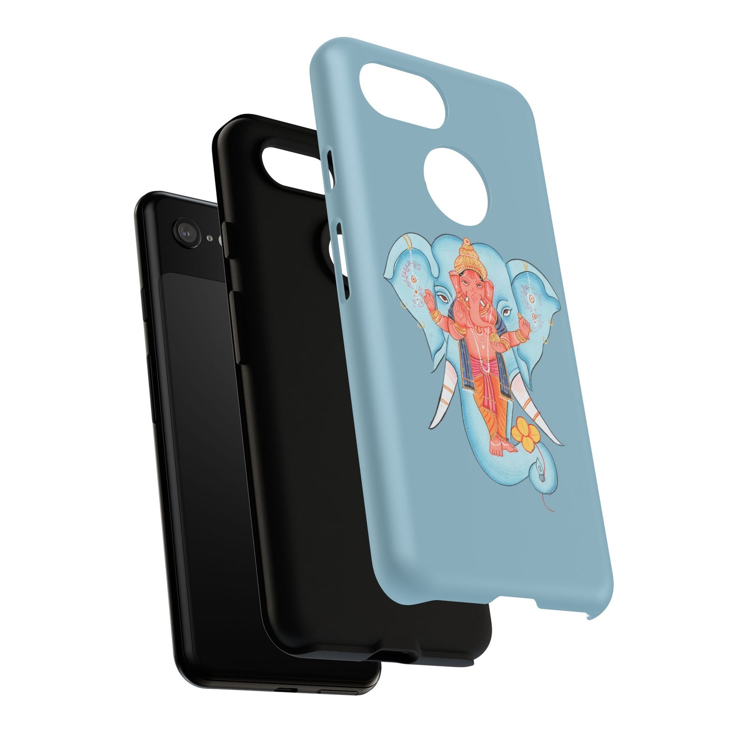 Tough Cases: Ganesh-Inspired Phone Case, Bohemian Phone Cover, Hindu Art Accessory, Festival Gift, Protective Phone Shell