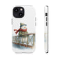 Snowman Phone Case – Winter Holiday Gift, Cute Snowman Design, Winter Accessories, Protective Phone Case, Unique Christmas Present