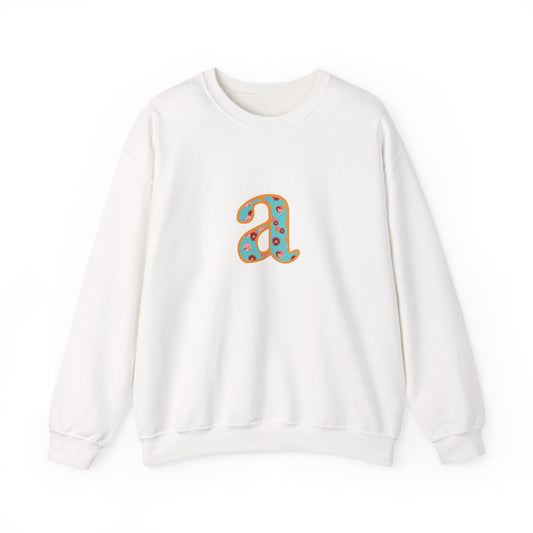 Personalized Initial Sweatshirt, Cozy Unisex Crewneck, Custom Gift for Her, Monogrammed Apparel, Perfect for Birthdays and Holidays