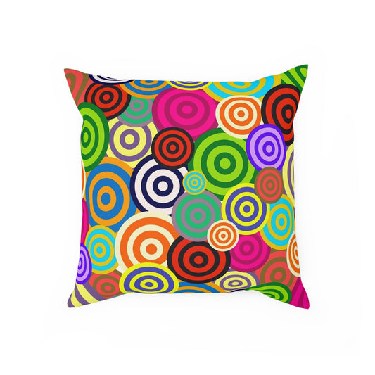 Colorful Geometric Pattern Cushion, Vibrant Home Decor, Throw Pillow, Boho Accent, Gift for Color Lovers, Unique Living Room Accessory