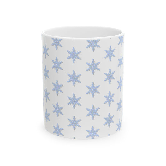 Ceramic Star Pattern Mug - Cozy Home Vibe, Perfect Gift for Winter, Unique Coffee Cup, Ideal for Birthdays, Holidays, and Cozy Gatherings