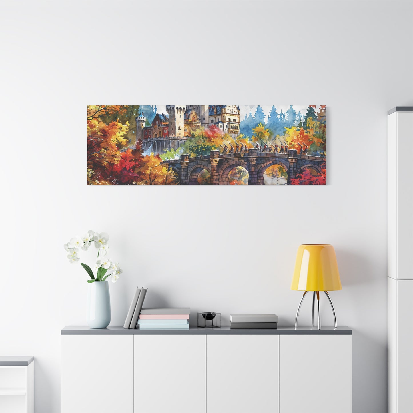 Matte Canvas, Stretched, 1.25" - Castle