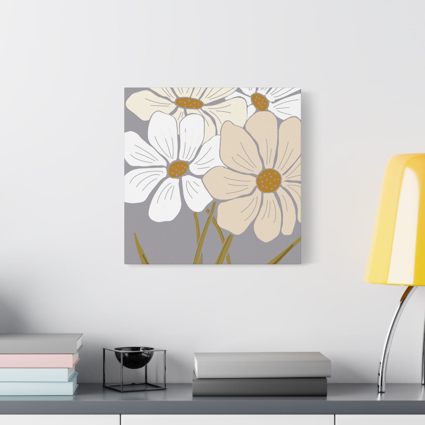 Copy of Copy of Matte Canvas, Stretched, 1.25" Tulips Pink and Purple Flowers