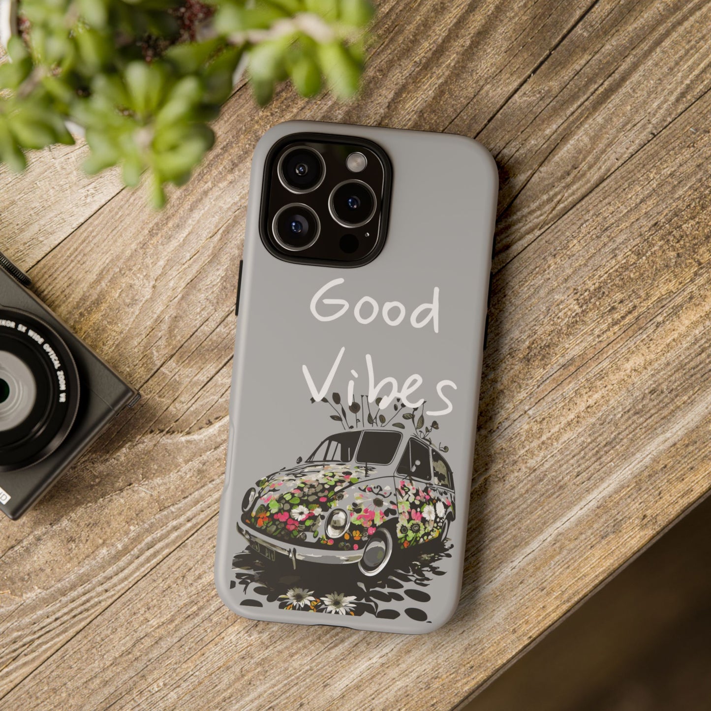 Floral Phone Case | Good Vibes, Phone Accessories, Gift for Her, Trendy Tech, Summer Vibes, Birthday Gift