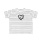 Toddler's Heart & Thorn Tee, Cute Kids T-Shirt, Children's Graphic Shirt, Gift for Toddlers, Cool Summer Outfit
