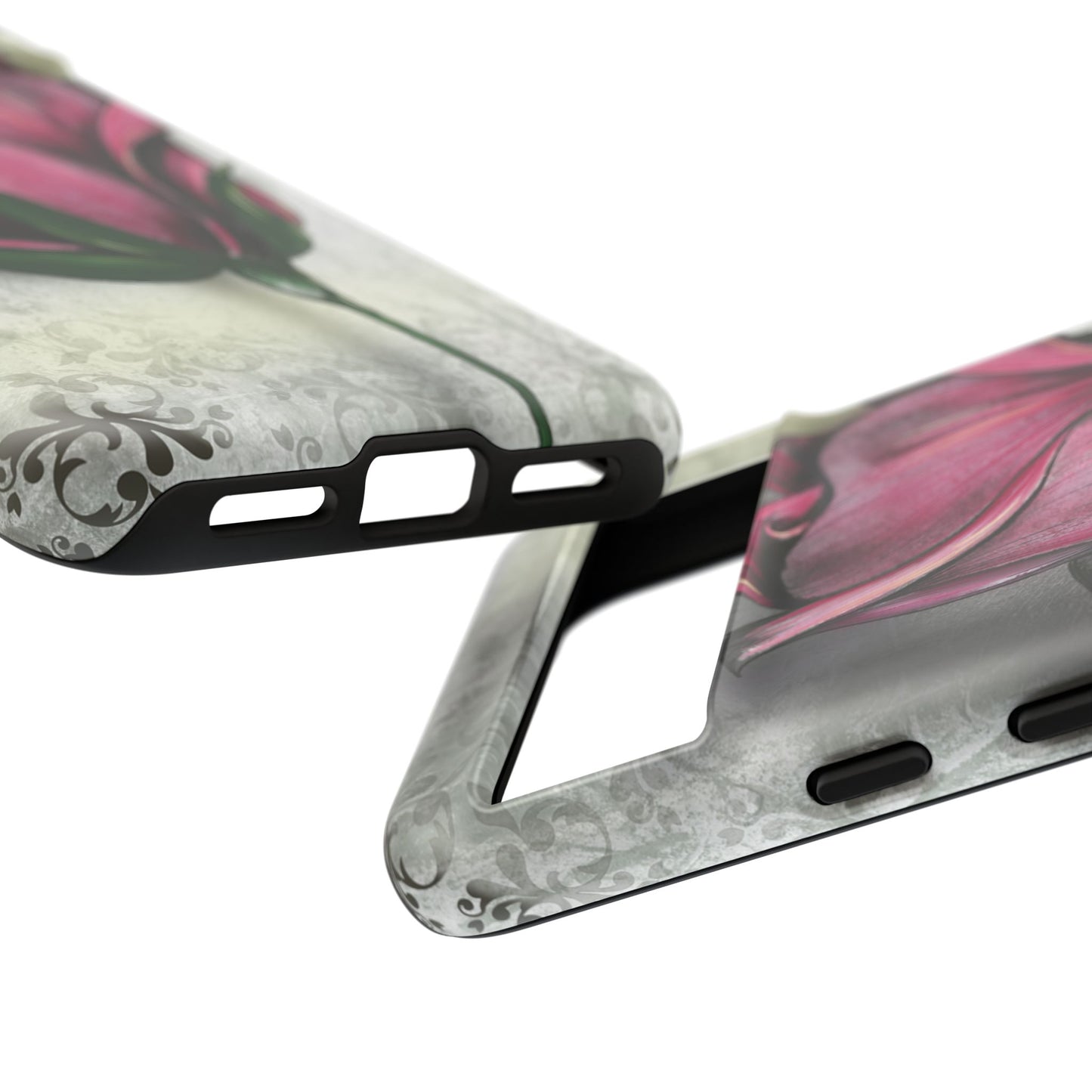 Rose Phone Case – Tough Cases, Floral Phone Cover, Gift for Her, Minimalist Design, Nature Lover's Accessory, Birthday Gift Idea