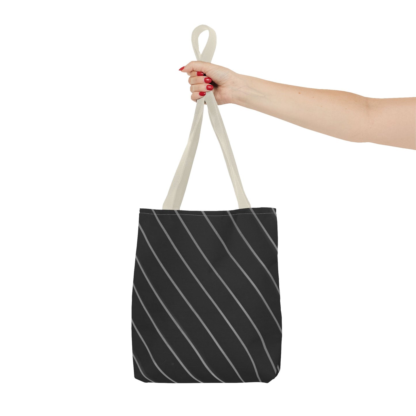Stylish Striped Tote Bag, Fashionable Eco-Friendly Shopper