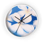 Serene Floral Wall Clock Perfect for Home Decor, Living Room