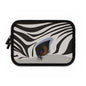Stylish Zebra Eye Laptop Sleeve | Unique Computer Case, Gift for Students, Trendy Tech Accessory, Animal Print Protection