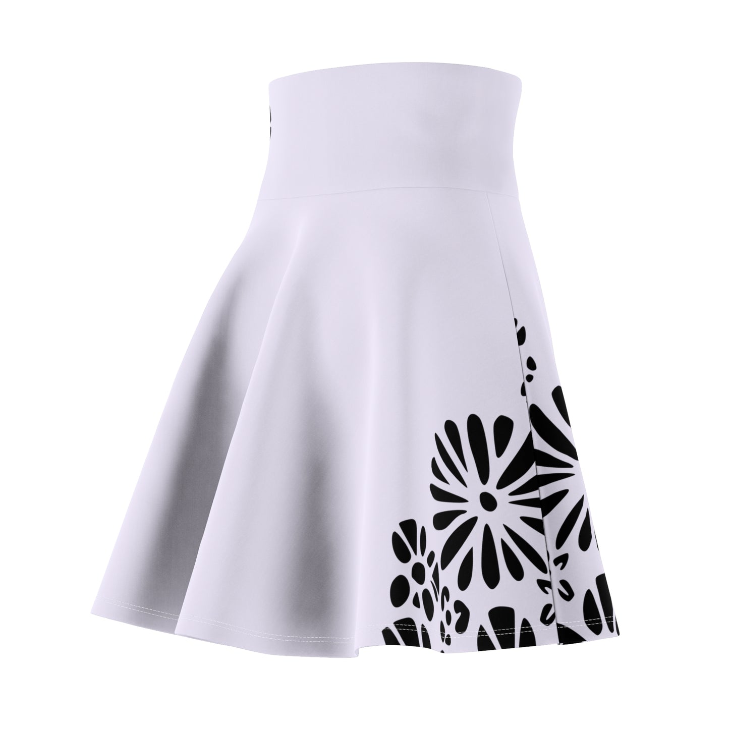 Chic Floral Women's Skater Skirt – Perfect for Parties, Casual Outings, & Festive Events