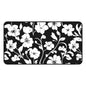 Floral Black & White Desk Mat — Monochrome Flower Mouse Pad