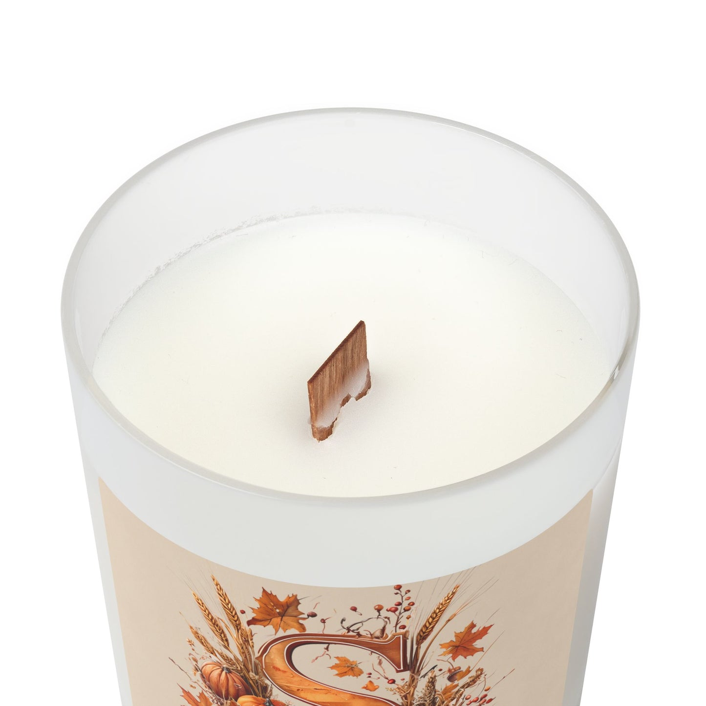 Frosted Glass Candle, 11oz