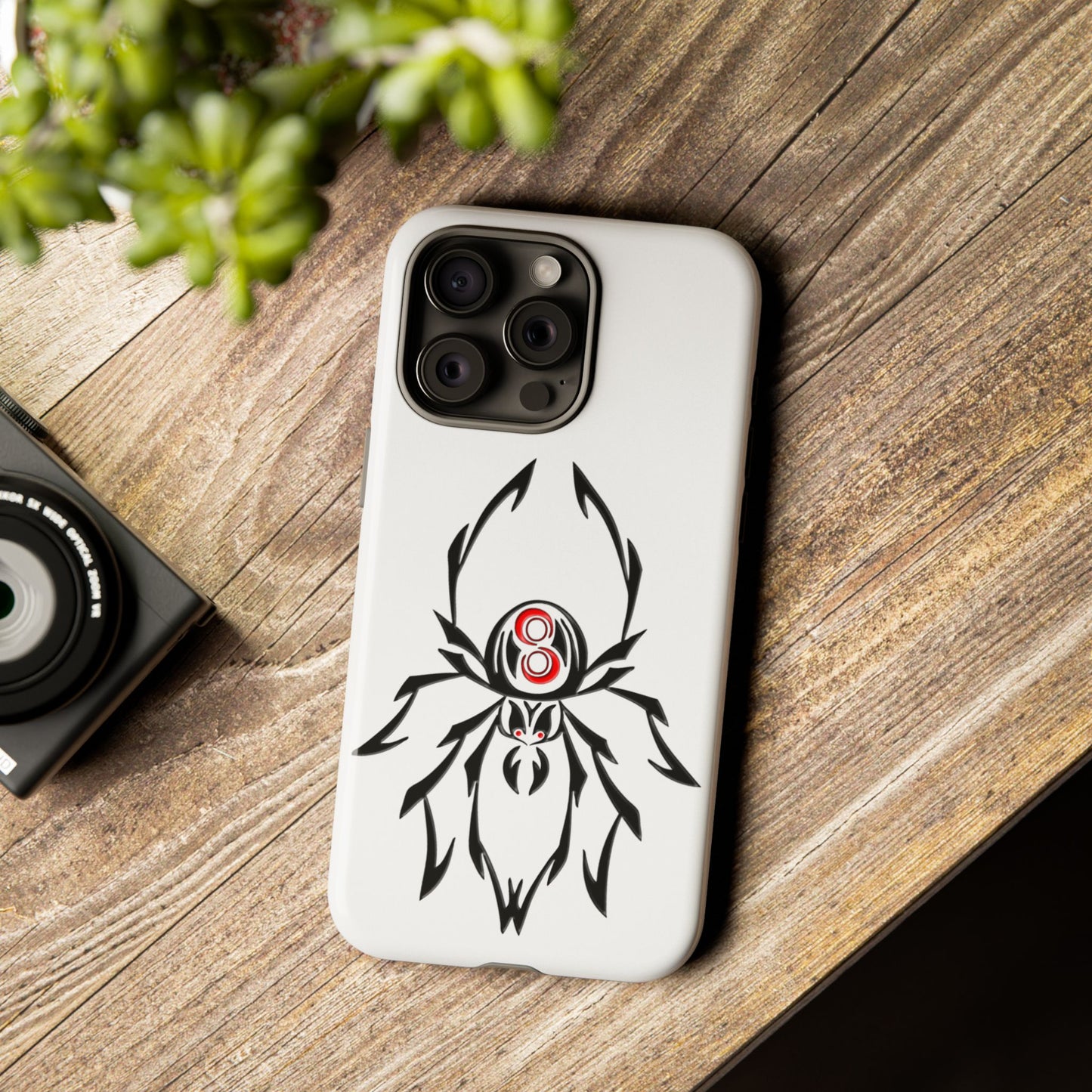 Spider Phone Case, Tough Cases, Stylish Accessory, Gift for Teens, Unique Design, Halloween Decor