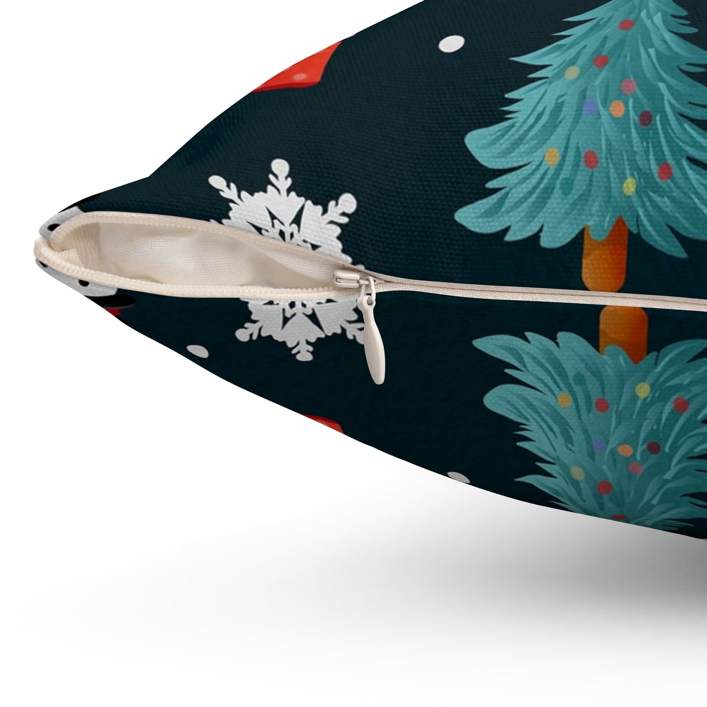 Festive Christmas Pillow, Winter Decor, Snowman Cushion, Holiday Home Accent, Gift for Christmas Lovers