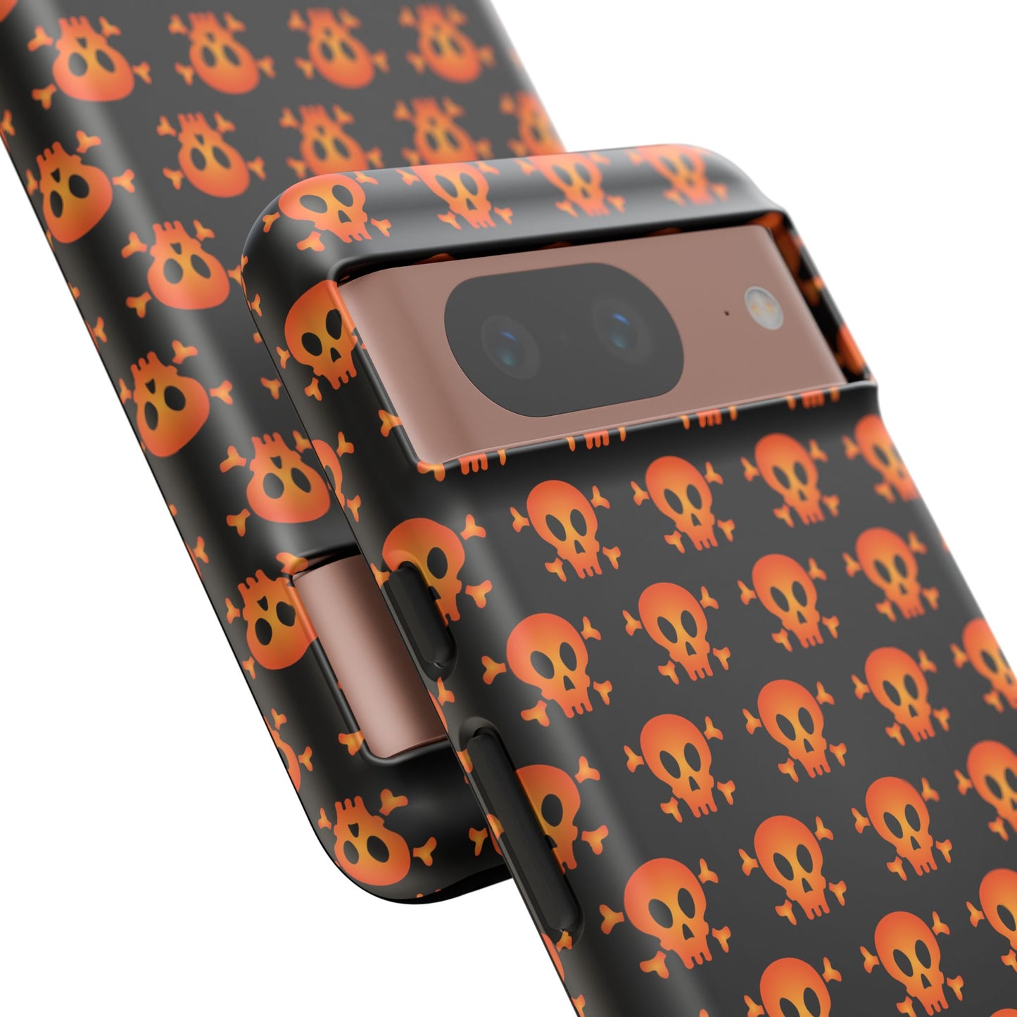 Halloween Skull Phone Case, Spooky Mobile Cover, Trick or Treat Accessory, Goth Gift, Skull Pattern Design