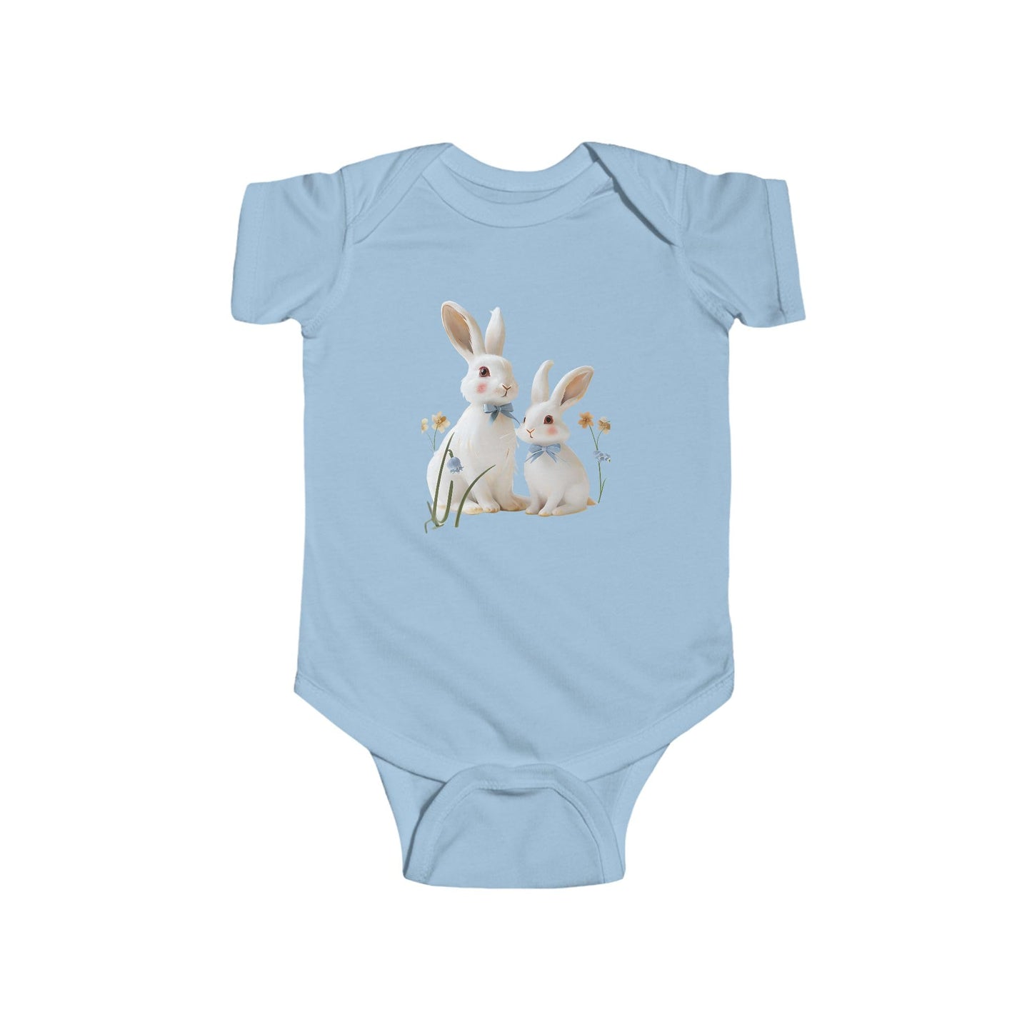 Cute Bunny Infant Bodysuit, Baby Outfit, Spring Gift, Easter Clothing, Newborn Onesie