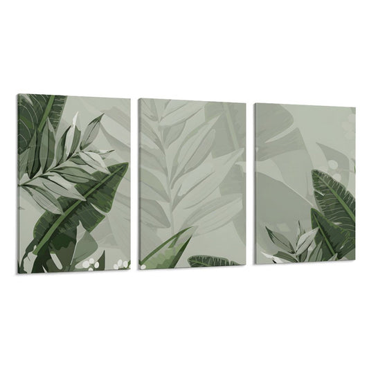 Vertical Framed Wall Art Palms