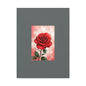 Red Rose Vertical Matte Canvas Print — Romantic Floral Wall Art