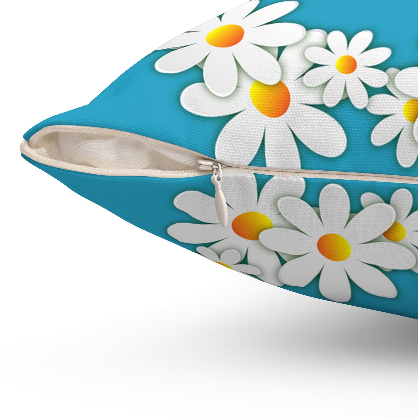 Heart Hands Floral Throw Pillow