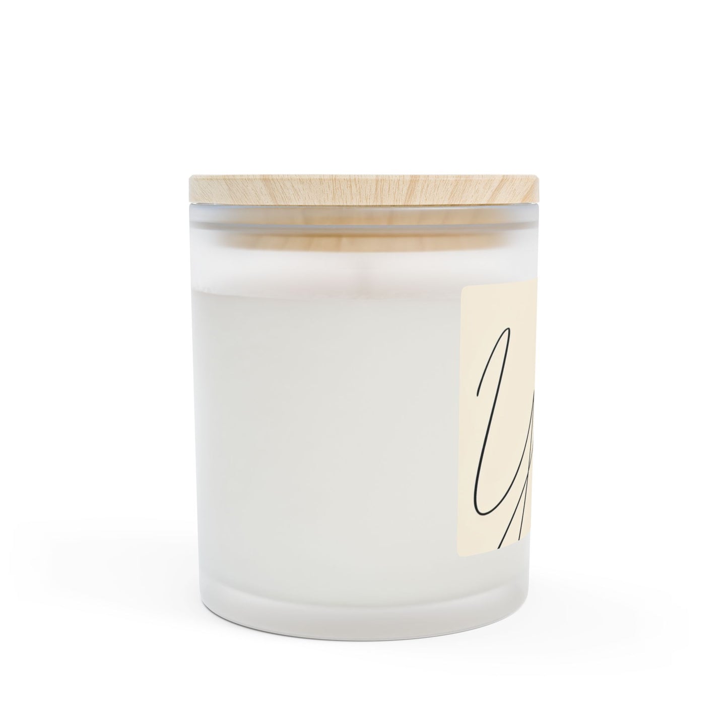 Frosted Glass Candle, 11oz