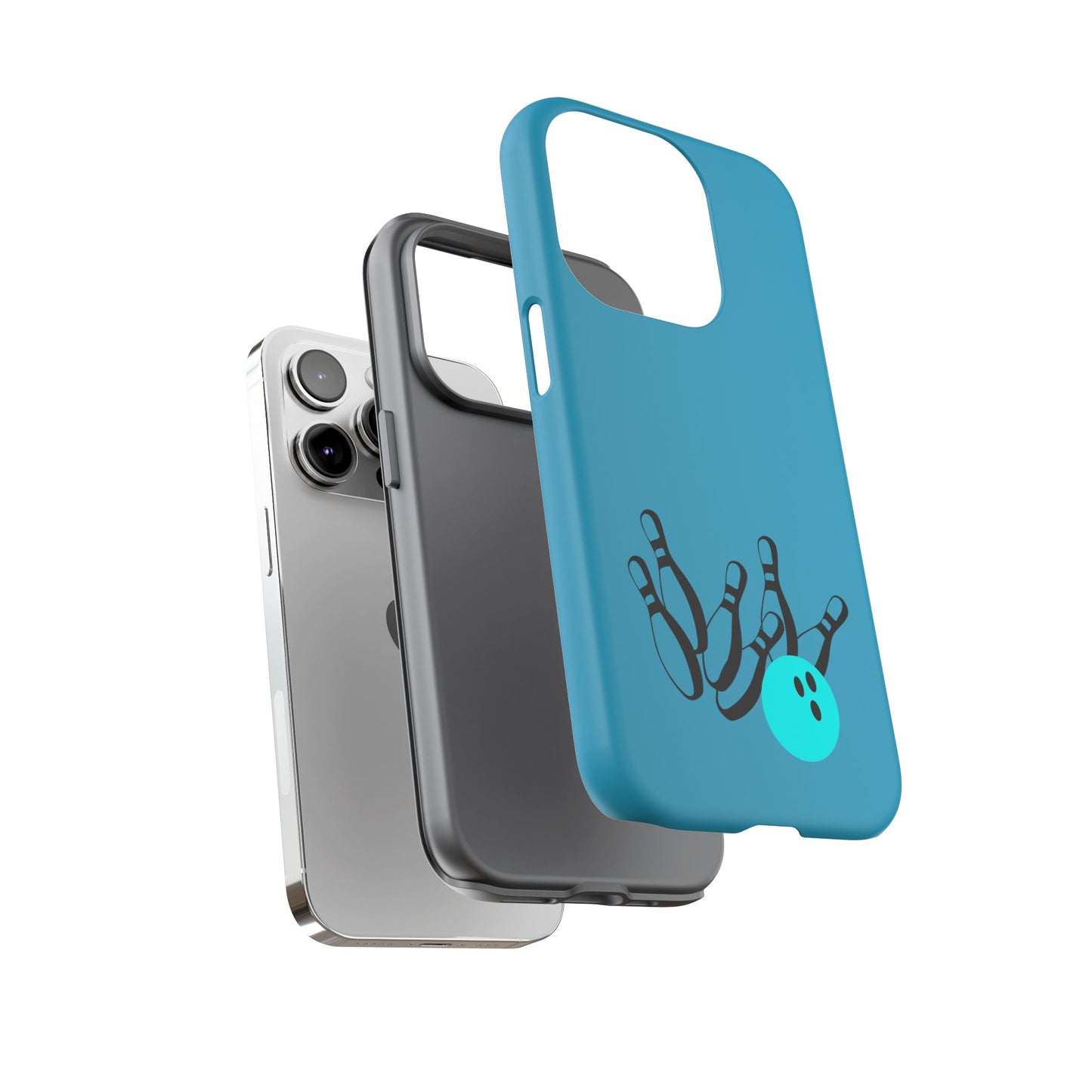 Bowling Phone Case, Tough Cases for Bowling Enthusiasts, Fun Gift for Bowlers, Unique Phone Accessory, Sports Themed Cases