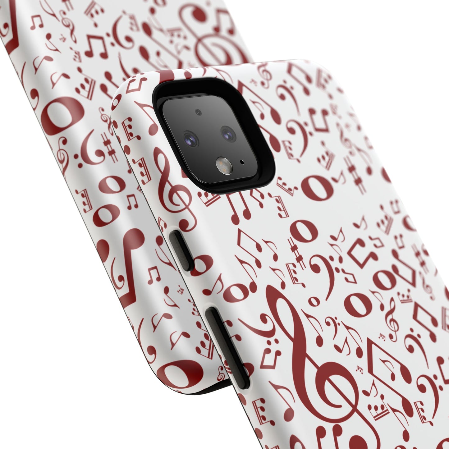 Musical Note Phone Case, Tough iPhone Cover, Gift for Musicians, Customizable, Music Lover's Accessory, Durable Phone Protection
