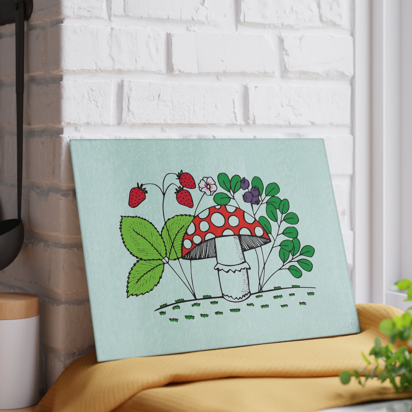Vibrant Mushroom Glass Cutting Board, Cute Kitchen Decor, Gifts for Foodies, Engaging Home Cooking Tool, Eco-Friendly Kitchen [...]
