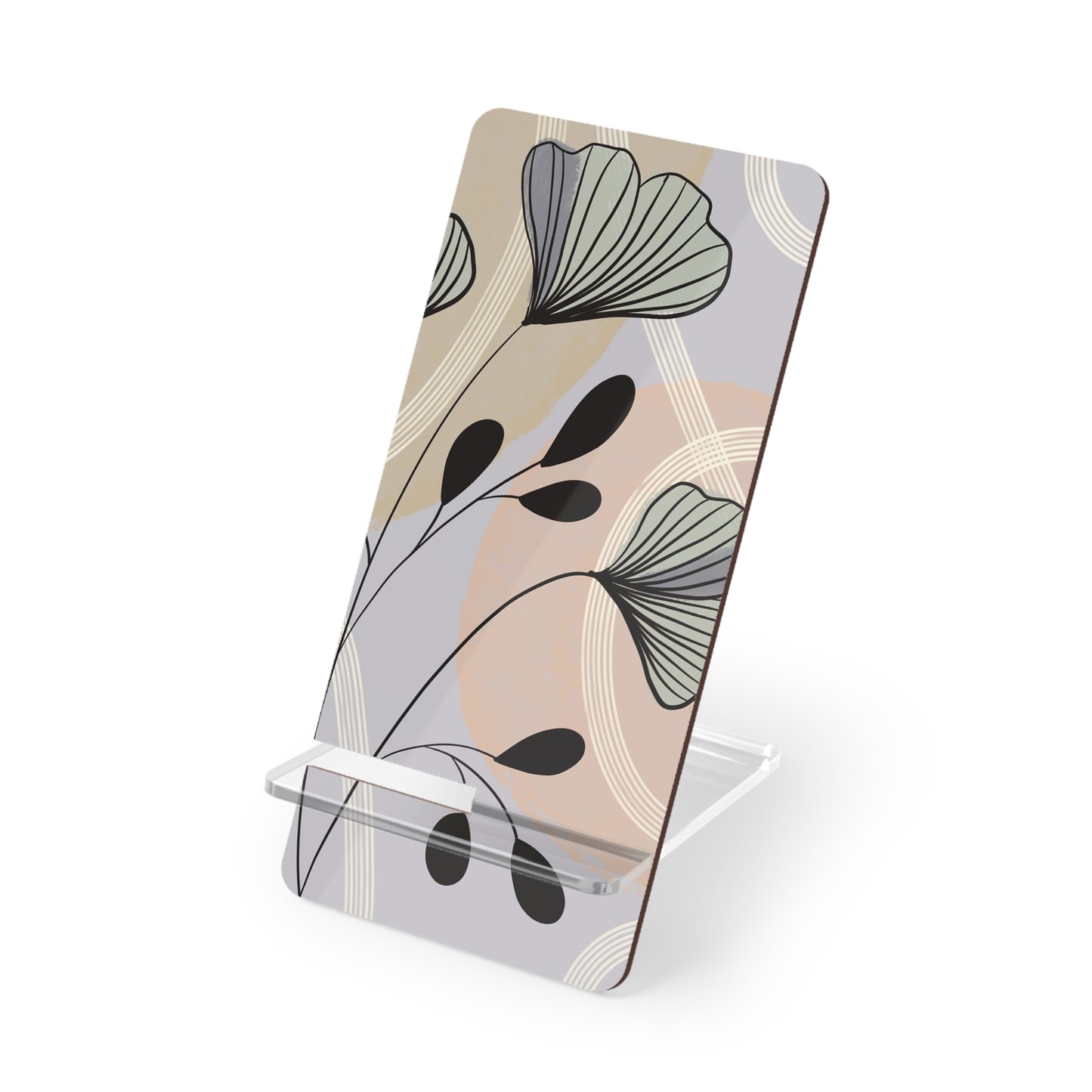 Chic Floral Mobile Display Stand - Smartphone Holder for Home, Desk, Gifts, Unique Décor, Phone Stand