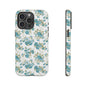 Floral Phone Case - Tough Cases, Durable Phone Cover, Cute Floral Design, Gift for Her, Trendy Phone Accessory, Spring Style