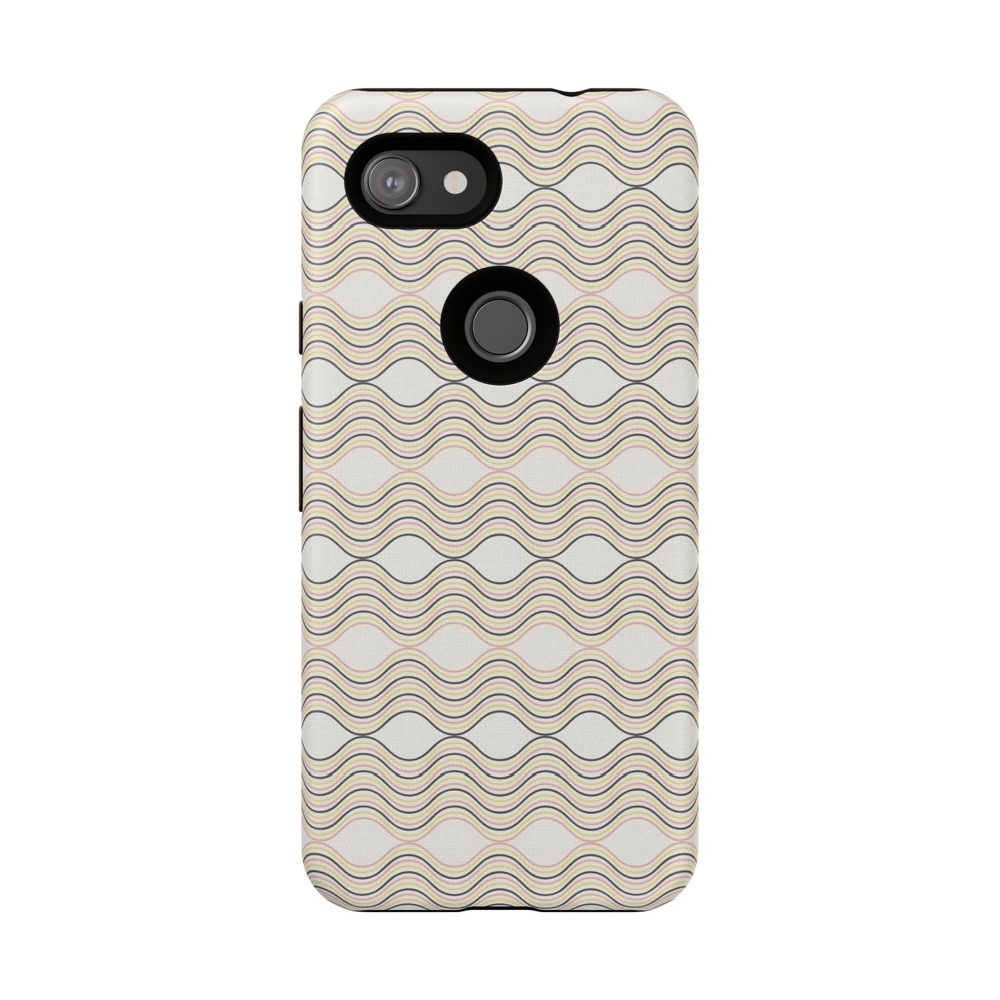 Stylish Phone Case for Tough Protection, Wavy Design, Chic Accessory, Gift for Her, Trendy Tech, Holiday Gift Idea