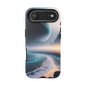 Galaxy Ocean Phone Case — Surreal Planet Beach Tough Case