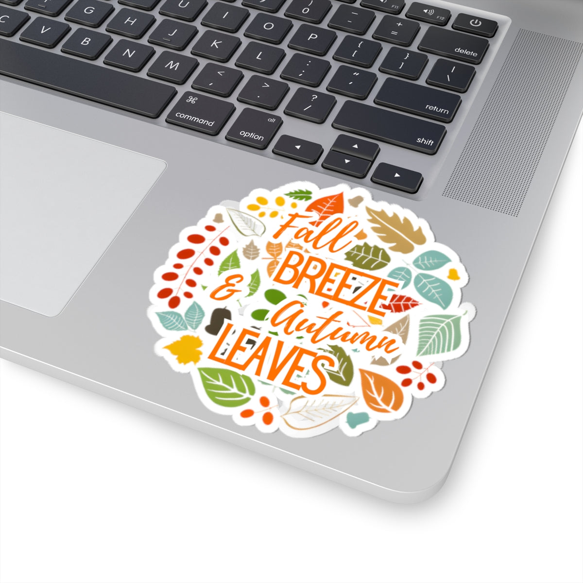 Autumn Leaves Kiss-Cut Stickers, Fall Vibe Decor, Seasonal Laptop Decor, Nature-Themed Gifts, Car Stickers