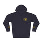 Coral Gold Floral Initial Hoodie — Monogram 'B' Casual Pullover