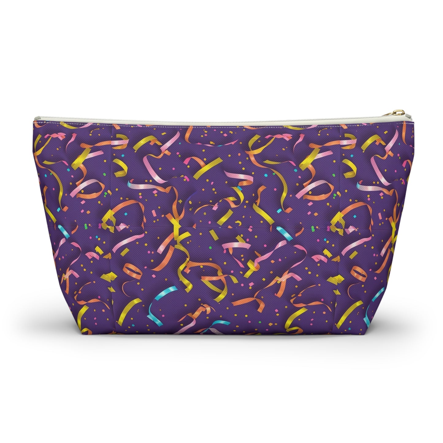 Celebrate in Style: Colorful Confetti Accessory Pouch, Party Gift, Makeup Bag, Organizing Pouch, Fun Travel Case, Multipurpose Zipper Pouch