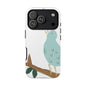 Birdsong Phone Case — Cute Blue Bird on Branch Protective Case